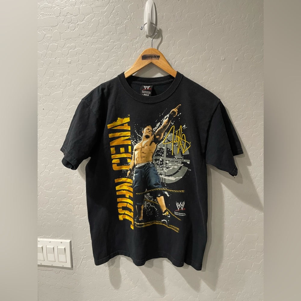 Vintage‎ Y2K WWE John Cena “Top Rope” Wrestling Shirt Youth XL